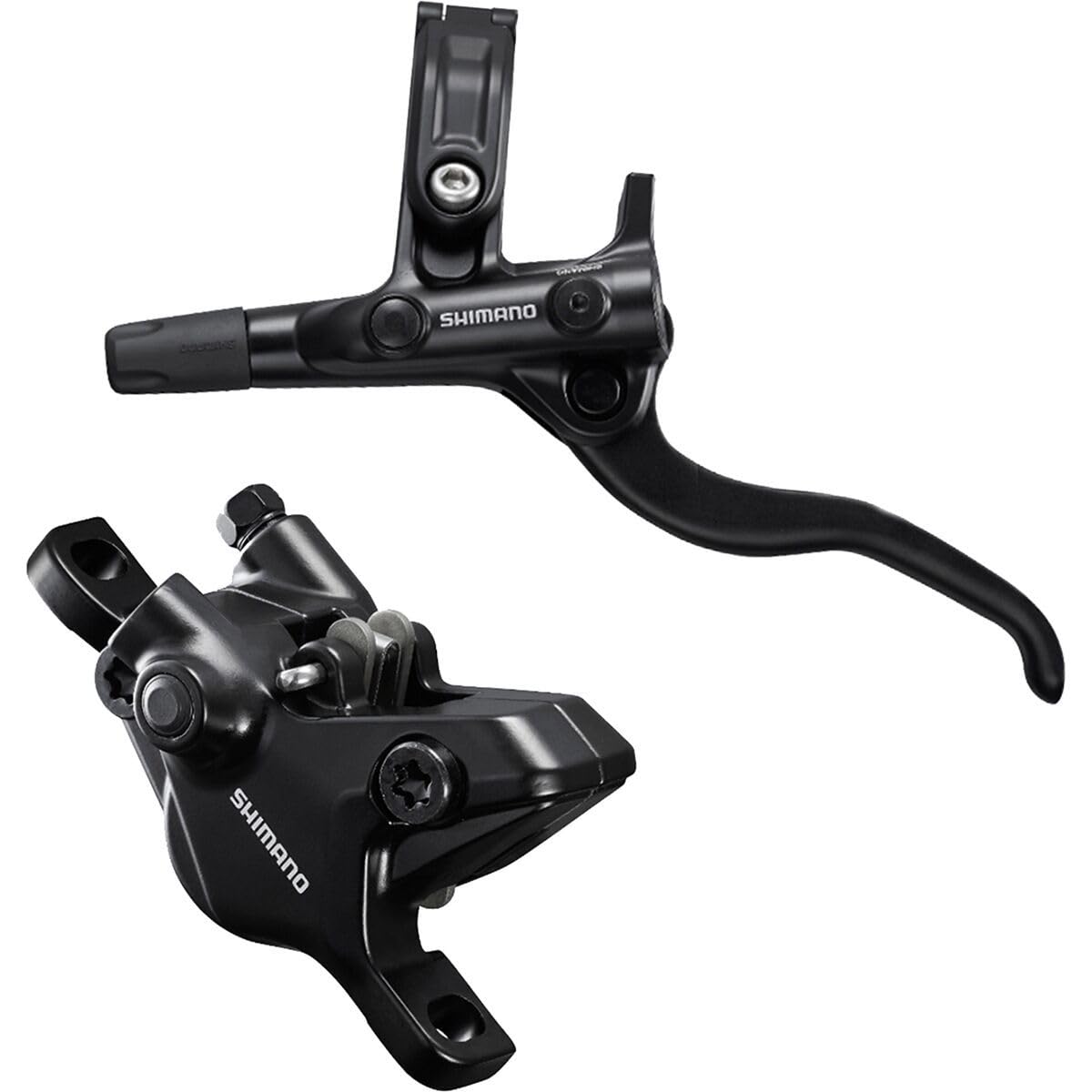 Shimano Deore Bl-M4100/Br-Mt410 Disc Brake And Lever - Front, Hydraulic, Resin Pads, Gray