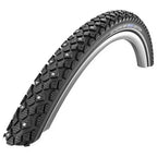 Schwalbe Winter 700Cx30C Wire Kevlar Guard Reflex Studded 50Tpi 50-95Psi 805G Tire, Black, 28'' X 1.20