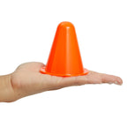 Juvale 50 Pack Mini Cones For Classroom, Small Sports Markers For Soccer, Playground (Orange, 3 In)