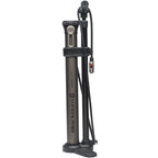 Blackburn Chamber Bike Floor Pump (Tubeless, Grey/Silver)
