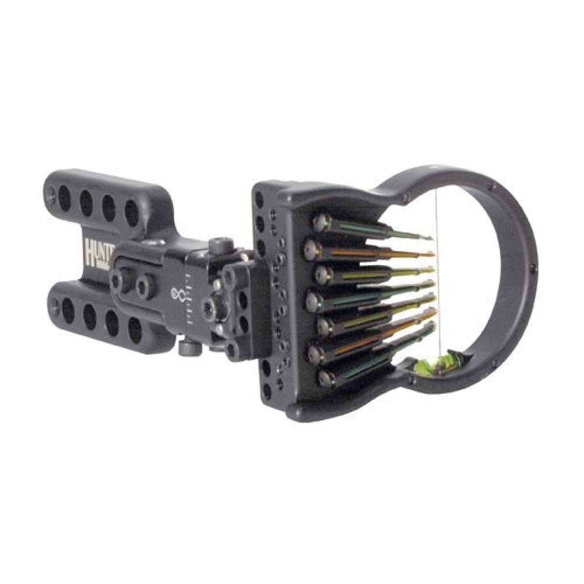 Spot Hogg Hunter MRT | 7 Pin Bow Sight | Right/Left Handed | Pin Size .01/.019/.029 | Made in The USA (Right Handed, .019 Pin Di