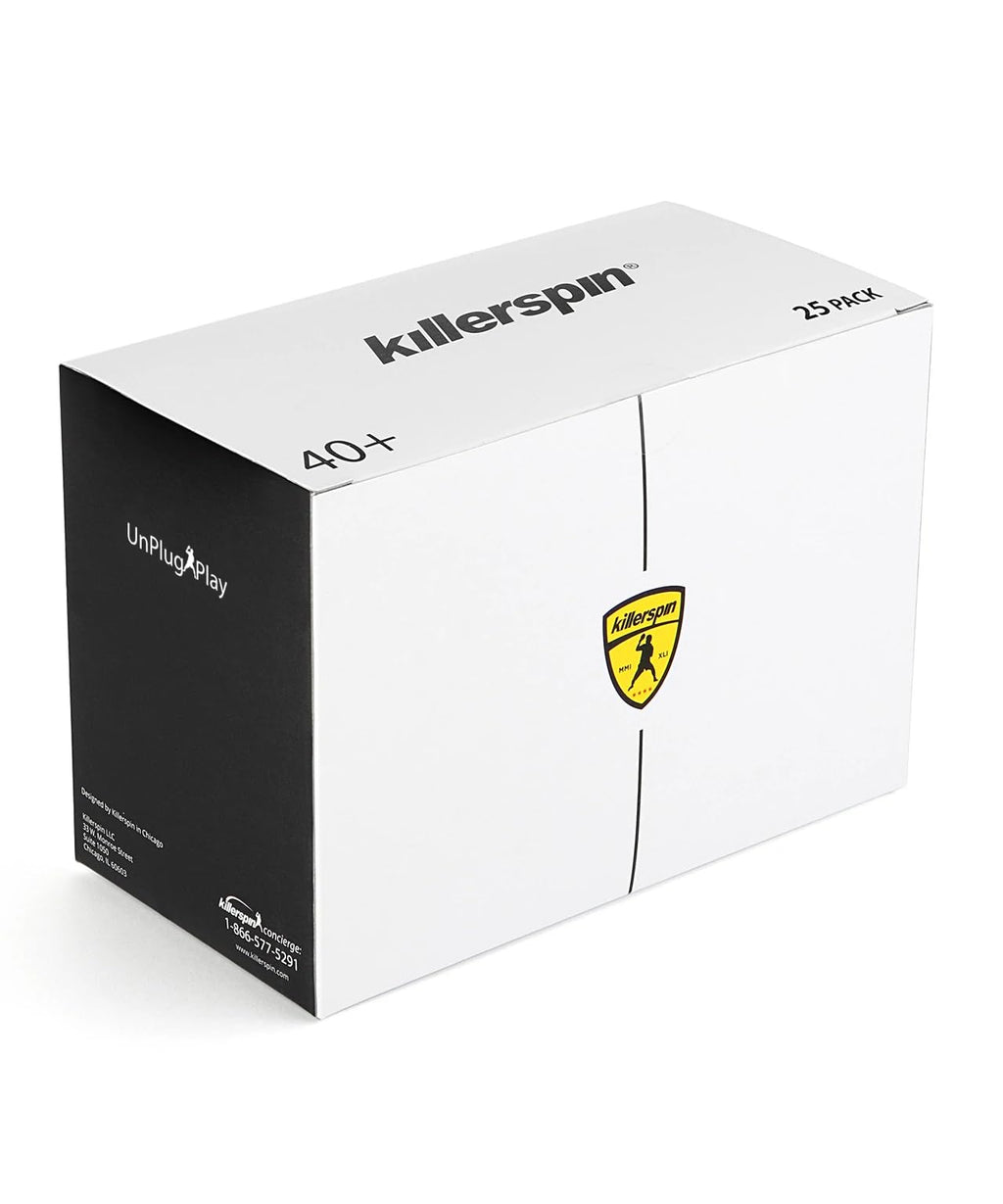 Killerspin 4-Star 40+ White Ping Pong Balls - New Standard Abs Plastic 40Mm Table Tennis Balls - Competition Balls For Tournamen