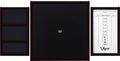 Viper Championship Wood Framed Dartboard Backboard Set, Mahogany Finish Black, 29L X29W X 1H