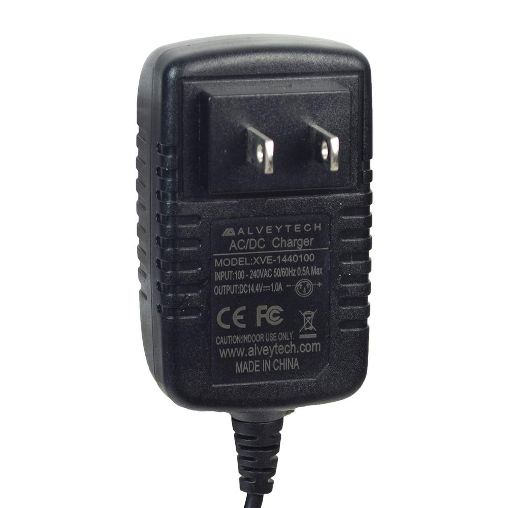 Alveytech 12 Volt 1.0 Amp Sla Battery Charger For The Razor E90 Accelerator, Jr. Electric Wagon - Replacement Female 3 Prong Sty