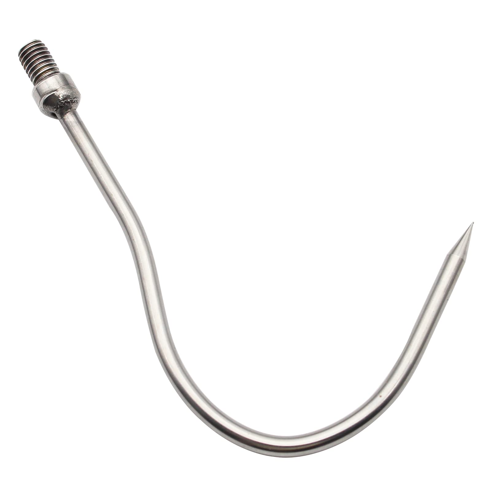 Fregito Fishing Harpoon, Stainless Steel Barbed Spear With Aluminum Alloy Rod Gig Gaff, 8Mm Screw For Outdoor Landing Large Fish