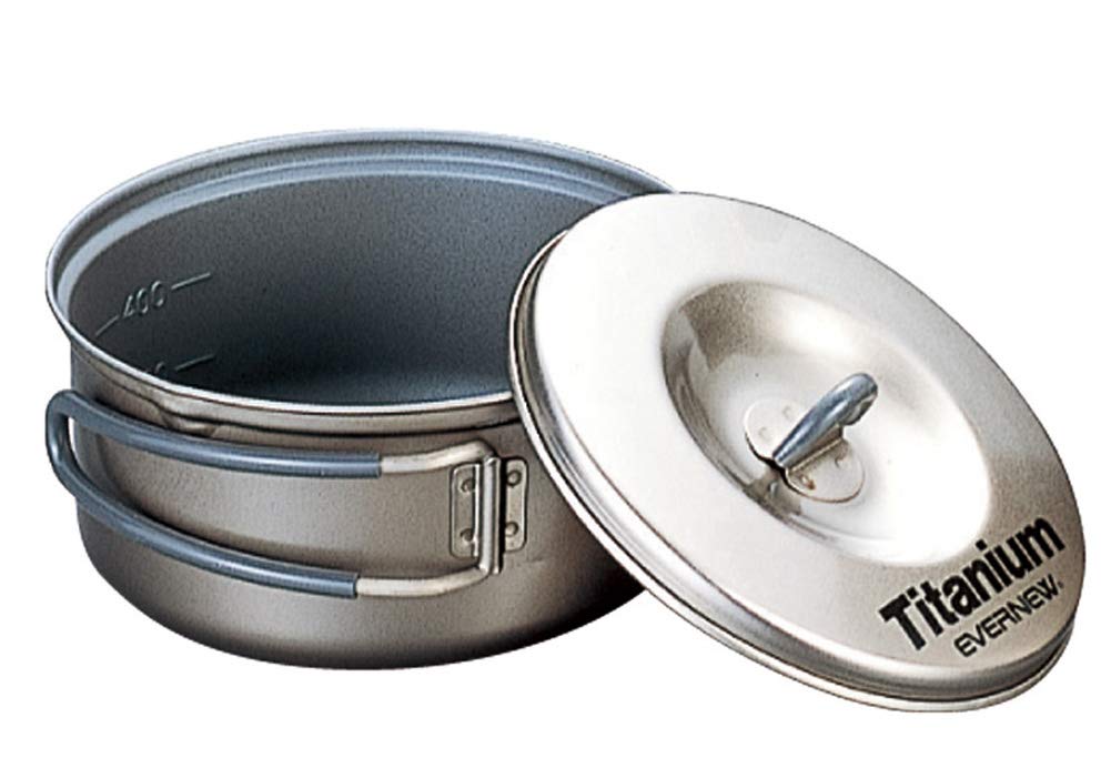 Evernew Titanium Non-Stick Pot, 1.3-Liter (696912)