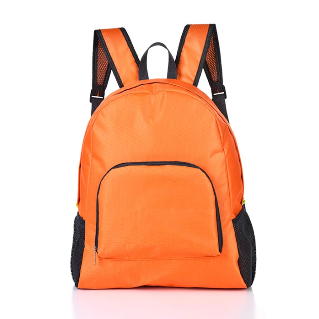 PAXLAMB Backpack Packable Foldable Ultra Lightweight Water Resistant Durable Camping Travel Hiking Daypack for Men Women (Orange