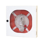 Aquatic Technology 20 Inch Life Ring Cabinet With Throw Line And Uscg Buoy
