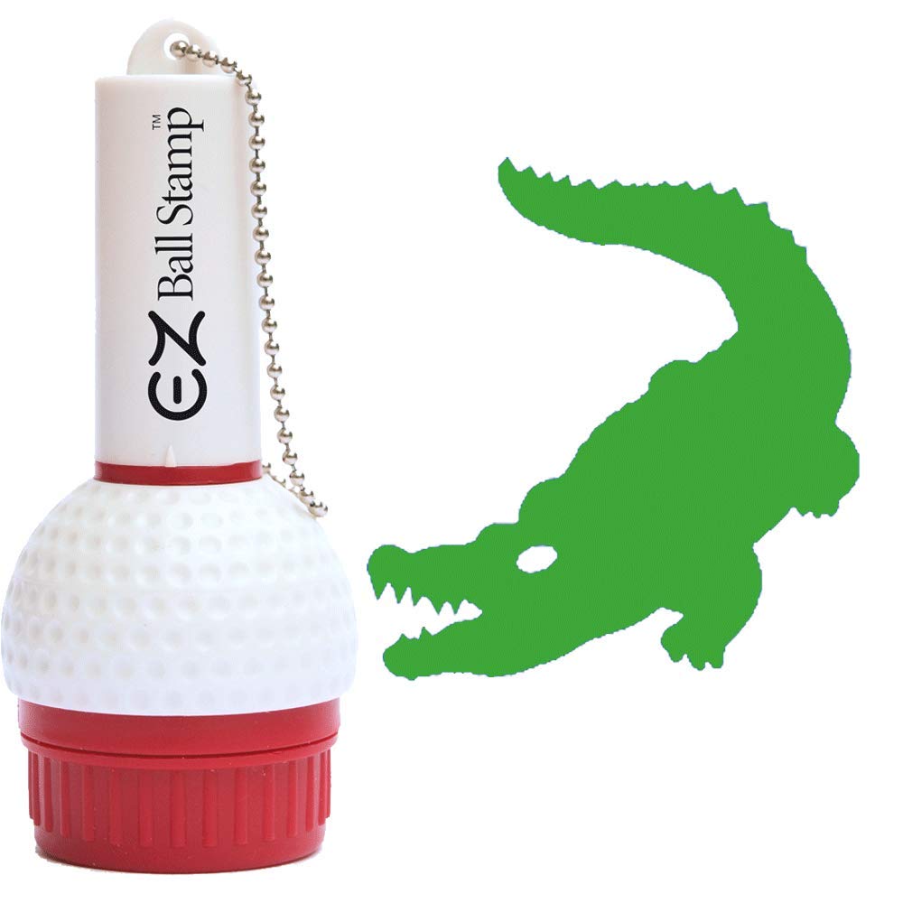 Promarking Ezballstamp Golf Ball Stamp Marker (Green Alligator)
