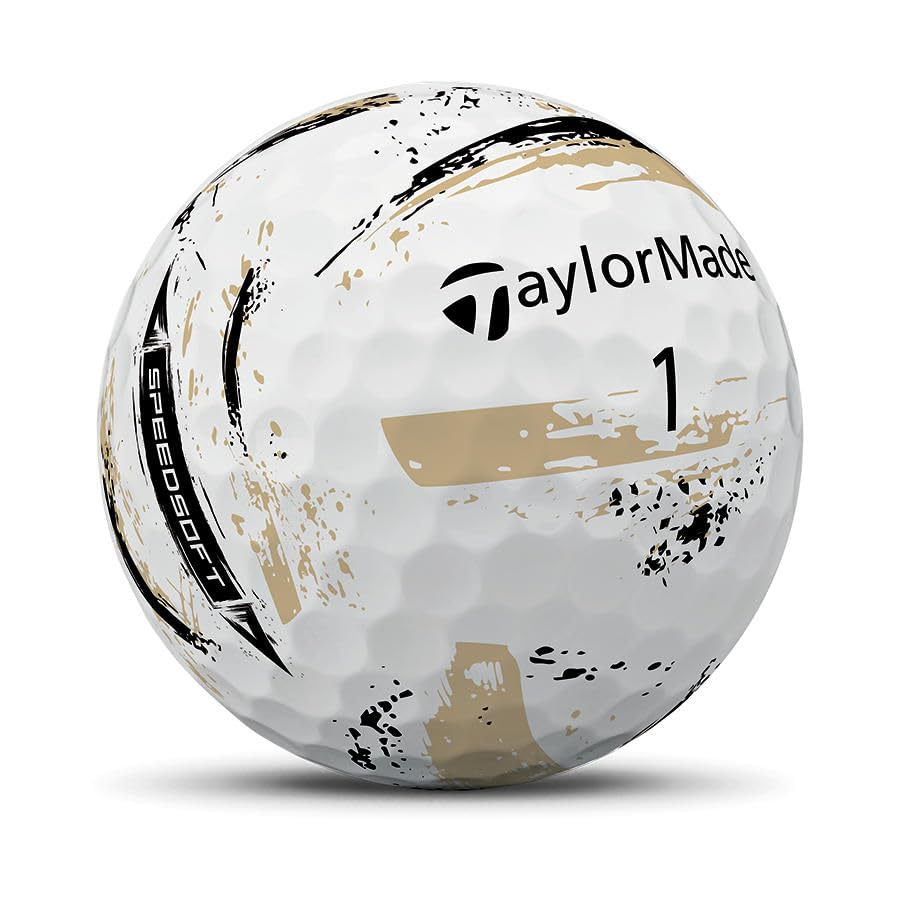 TaylorMade Golf Speed Soft Ink NFL New Orleans Saints Dozen