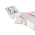 Gruenlich Led Combo Emergency Exit Sign With 2 Adjustable Head Lights And Double Face, Back Up Batteries- Us Standard Red Letter