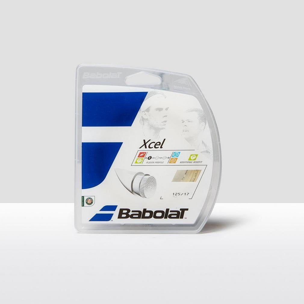 Babolat Unisex'S Xcel 12M String, White/Natural, Size 125
