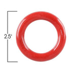 Plastic Carnival Rings - Pack Of 24 - 2.5 Inch Rings For Ring Toss - Fun Target Toys - Cool Homemade School And Carnival Party F