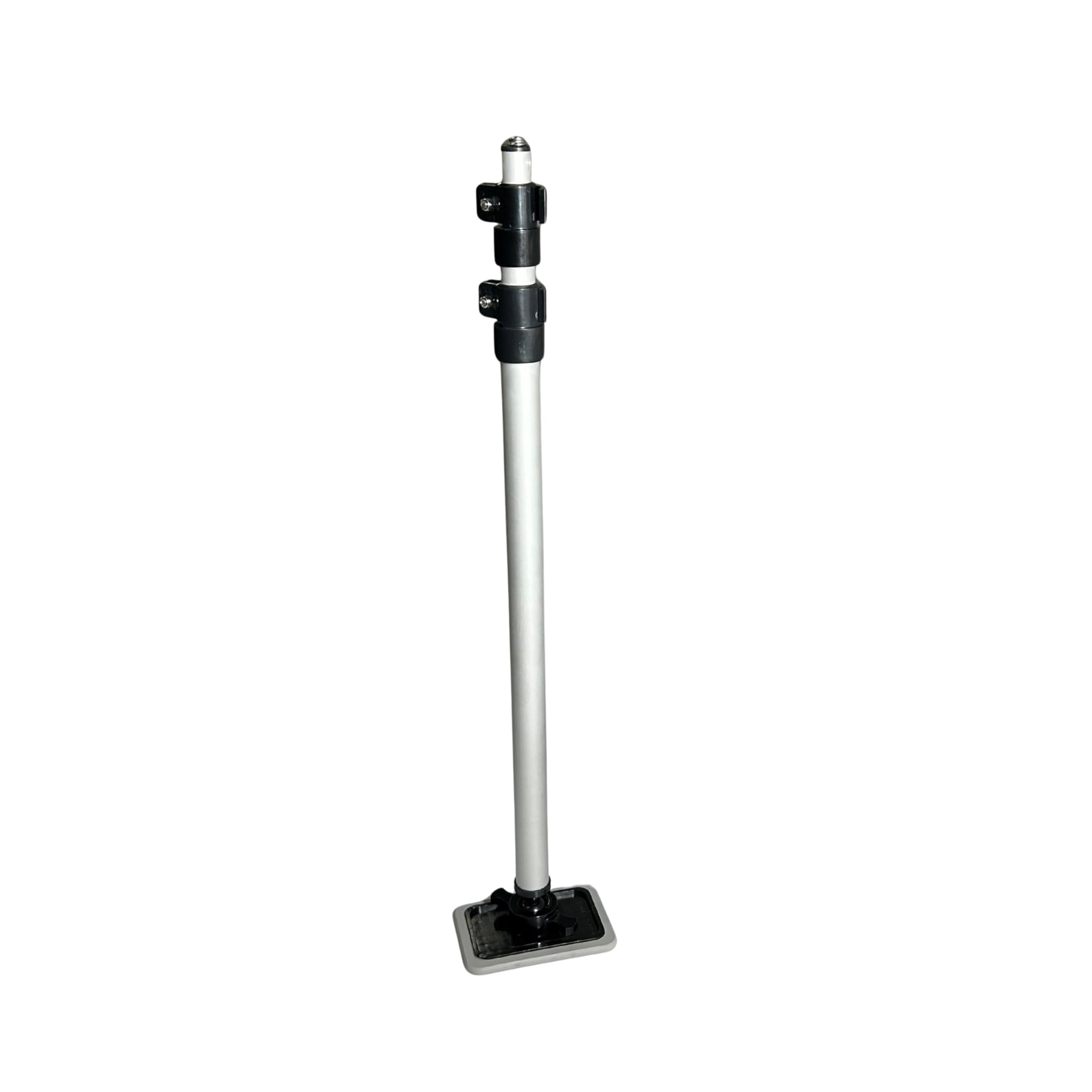 Vico Marine - 55 Double Camlock Support Pole + Rubber Pole Base (XR55A-3Tip-PBR - Easy Installation
