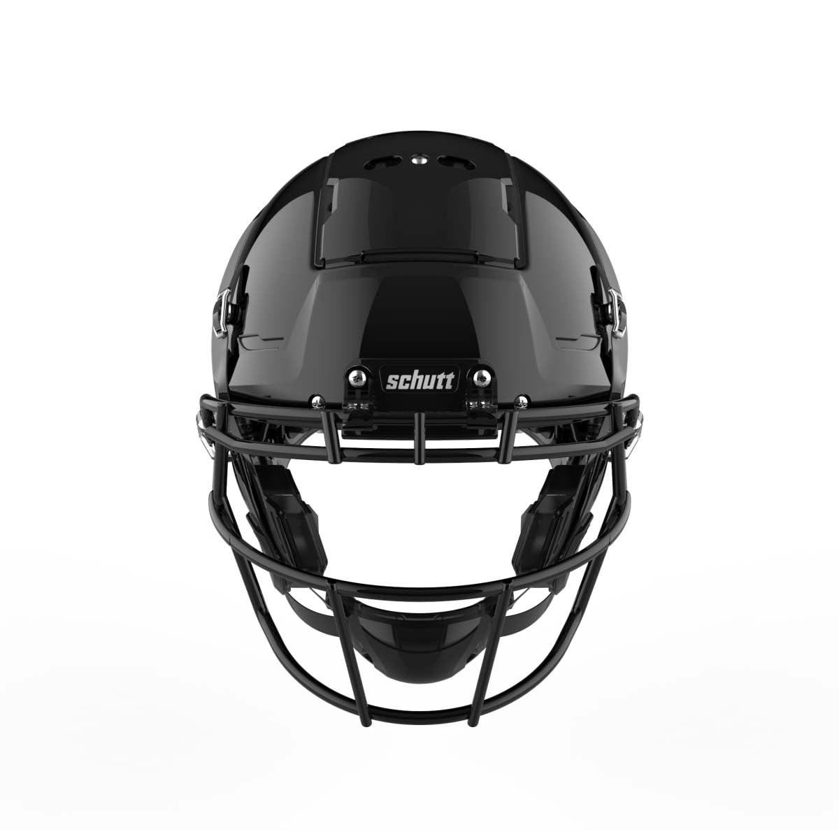 Schutt F7 2.0 Collegiate Football Helmet, ROPO NB VC Facemask Attached, Large, Black