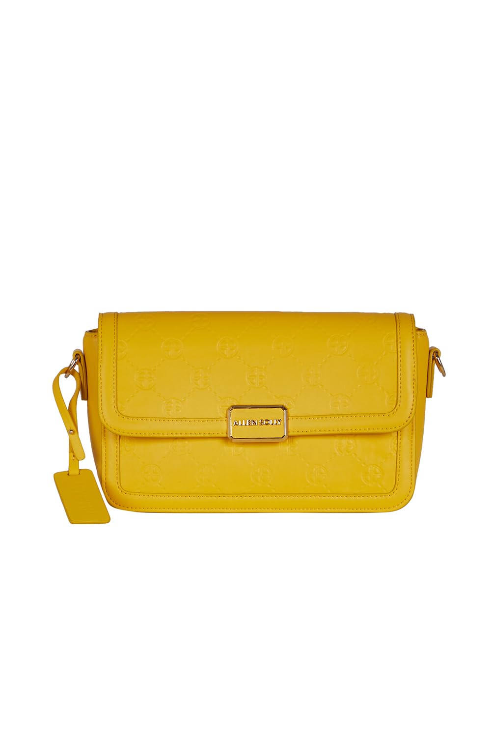 Allen Solly Cactus Leather Peta Approved Yellow Casual Sling Bag