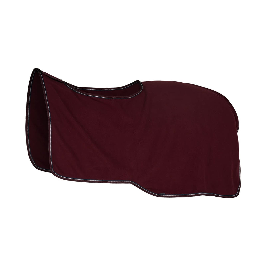Horze Kiel Riding Blanket With Fleece - Dark Red - 81 In