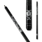 Action Adventure Billiards Pool Cue Stick - Black Reaper - 18Oz