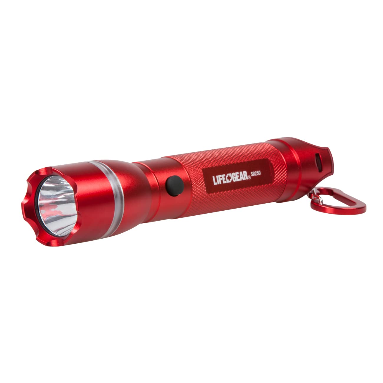 Life Gear 300 Lumen CREE LED Searchlight Flashlight and Powerful Emergency Signaling Rescue Beacon Light, Waterproof and Impact 