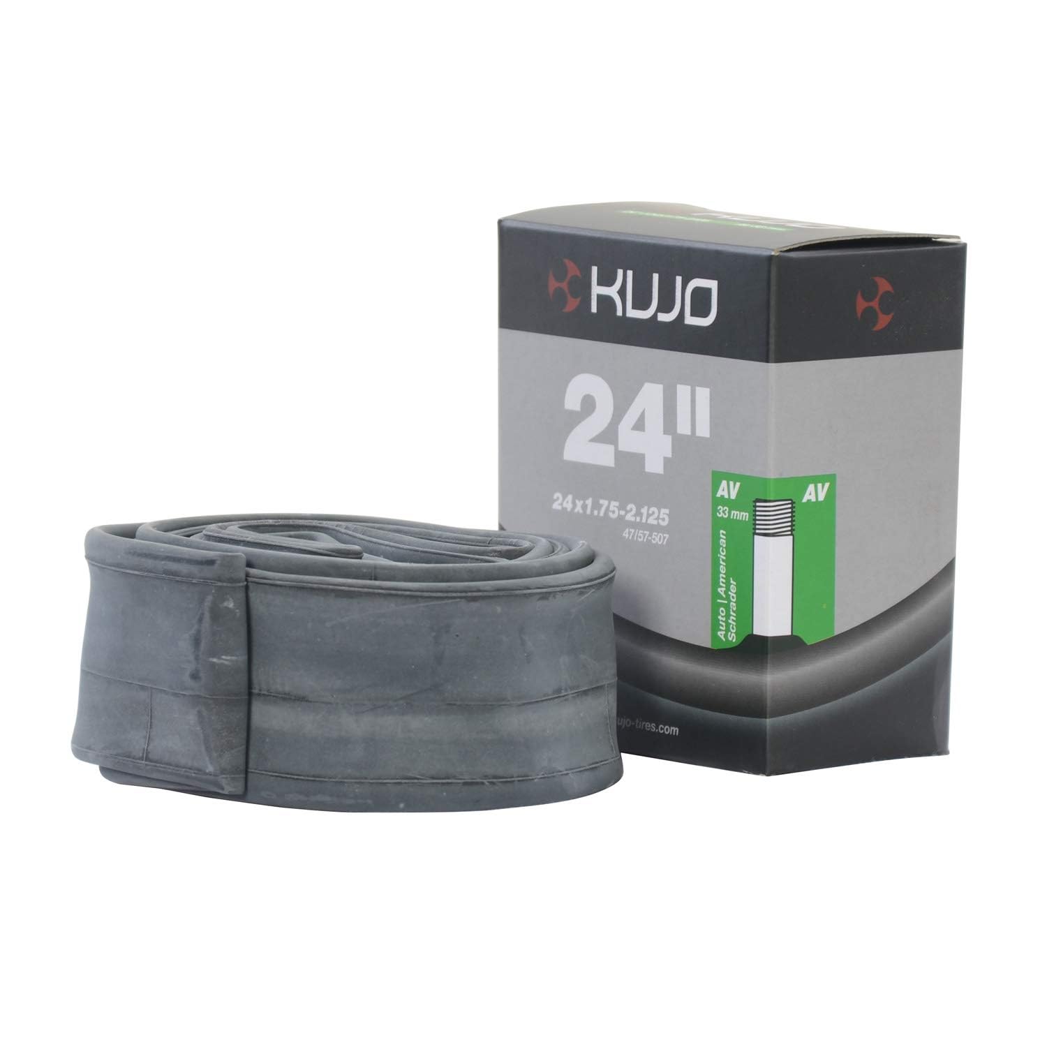 24 x 1.75 / 2.125 in Schrader (American)-33 mm Bicycle Tube