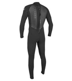 O'Neill Men'S Reactor-2 3/2Mm Back Zip Full Wetsuit, Black/Black, Ls