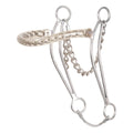 Classic Equine Carol Goostree Hackamore With Covered Chain Nosepiece, 8.75-Inch