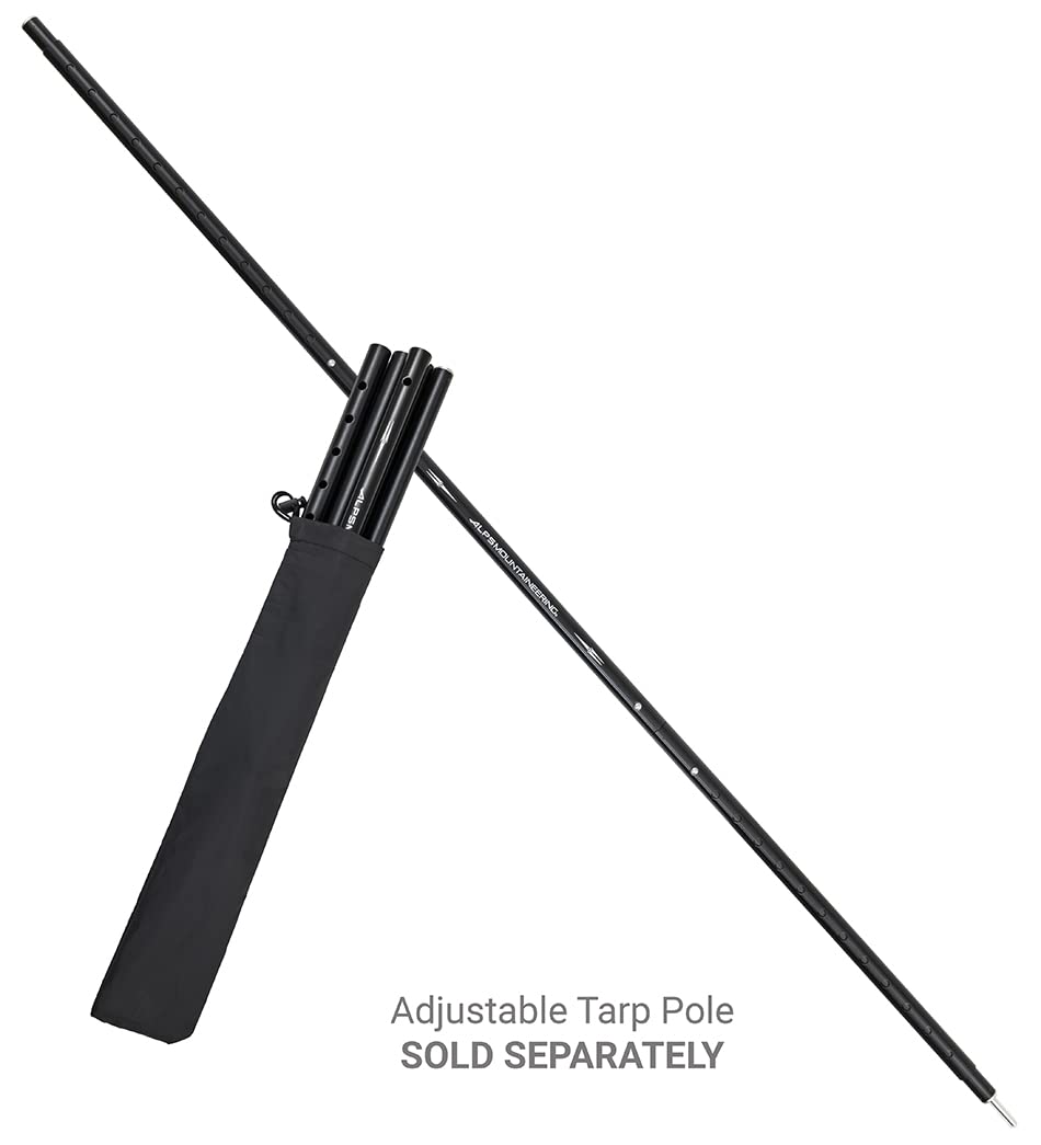 Alps Mountaineering Ultra-Light Tarp Shelter - Charcoal/Red