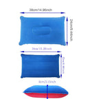 Mxjzw 3 Pack Ultralight Inflatable Pillow Small Squared Flocked Fabric Air Pillow Beach Pillow For Camping,Napping,Desk Rest,Hik