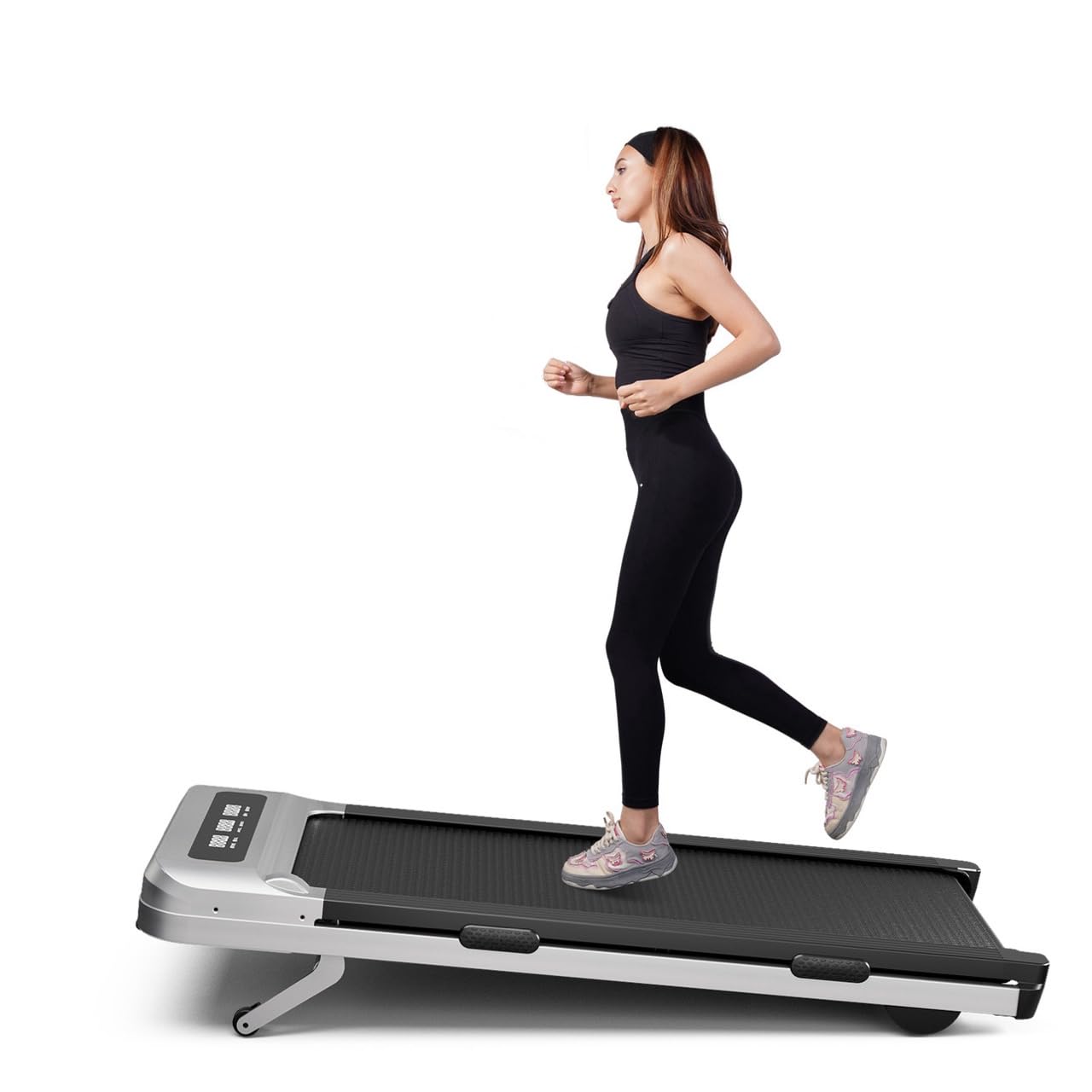Lacuffy Walking Pad With 9% Auto Incline, 3.0Hp Under Desk Treadmill With Remote Control & App, Portable Walking Pad 300 Lbs Cap