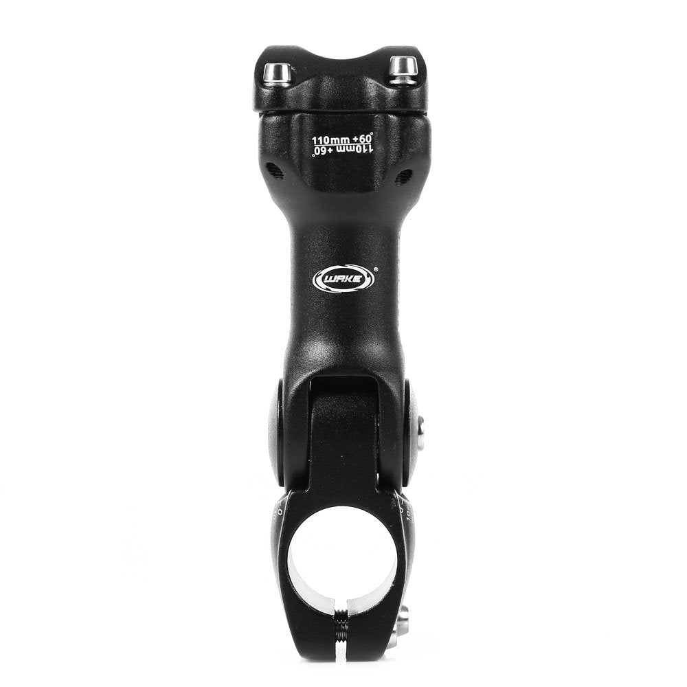 Wake Mtb Stem 31.8 110Mm 60 Degree Adjustable Bike Stem Mountain Bike Stem Short Handlebar Stem For Most Bicycle, Road Bike, Mtb