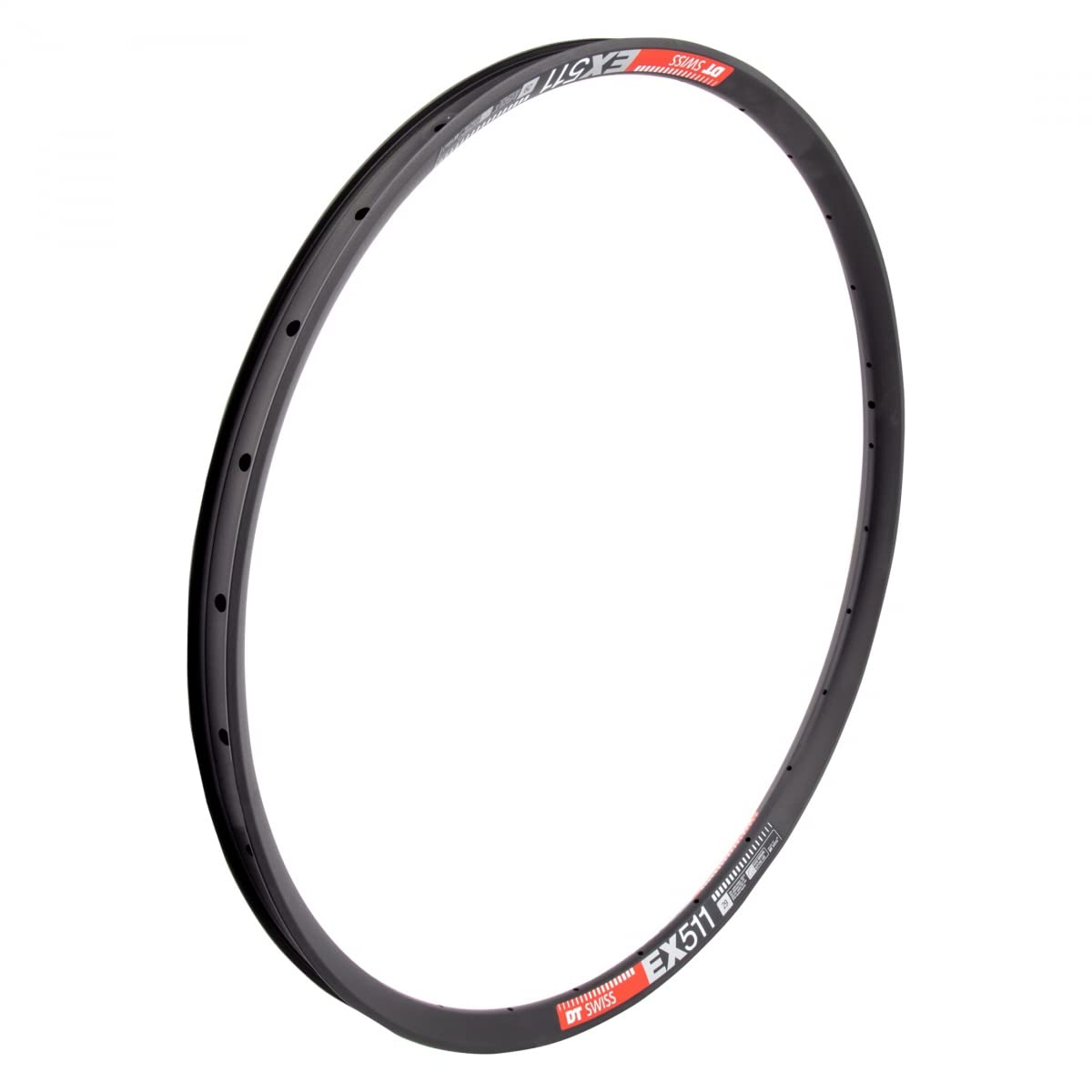 DT Swiss EX 511 SBWT disc-Specific 28 Hole Presta-drilled Black - 29