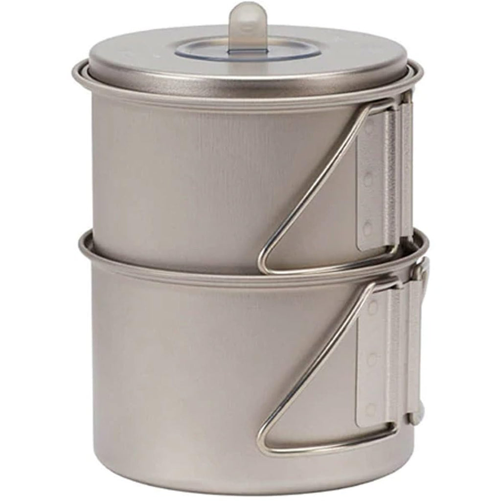 Snow Peaks Titanium Mini Solo, Scs-0044Tr, Japanese Titanium, Ultralight And Compact For Camping And Backpacking, Made In Japan,