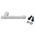 Zmgdrm PM Front Rear Disc Brake Caliper Mount Adapter, CNC Machined Aluminum Alloy Rotor Adapter with Bolts (PM Front 180mm/Rear