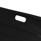 Best Choice Products 35In Kids Plastic Toboggan Snow Sled W/Pull Rope, 2 Handles - Black