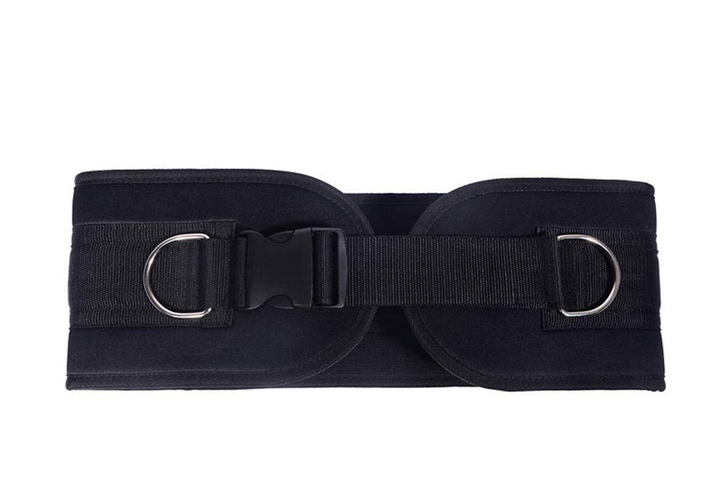 Hemeraphit Pull-Up Belt Weighted Dip Belt With Chain Double D-Ring Weightlifting Back Support Strap Home Gym Equipment Waist Bel