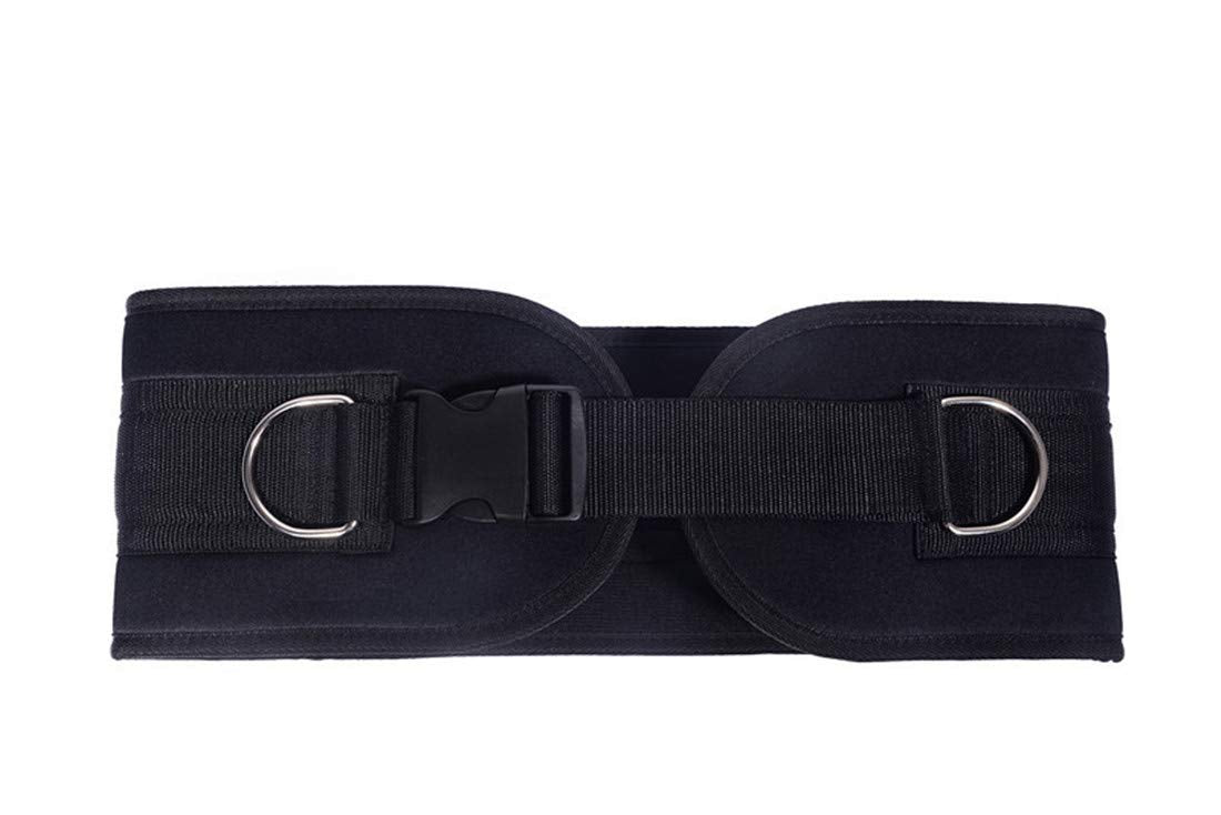 Hemeraphit Pull-Up Belt Weighted Dip Belt With Chain Double D-Ring Weightlifting Back Support Strap Home Gym Equipment Waist Bel