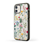 Casetify Impact Case For Iphone 11 - Spring Botanicals 2 - Clear Black
