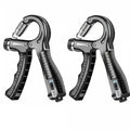 HRJP Hand Grip Strengthener with Counter and Adjustable Resistance 5 to 60 kg Forearm Exerciser Grip Strength Trainer for Muscle