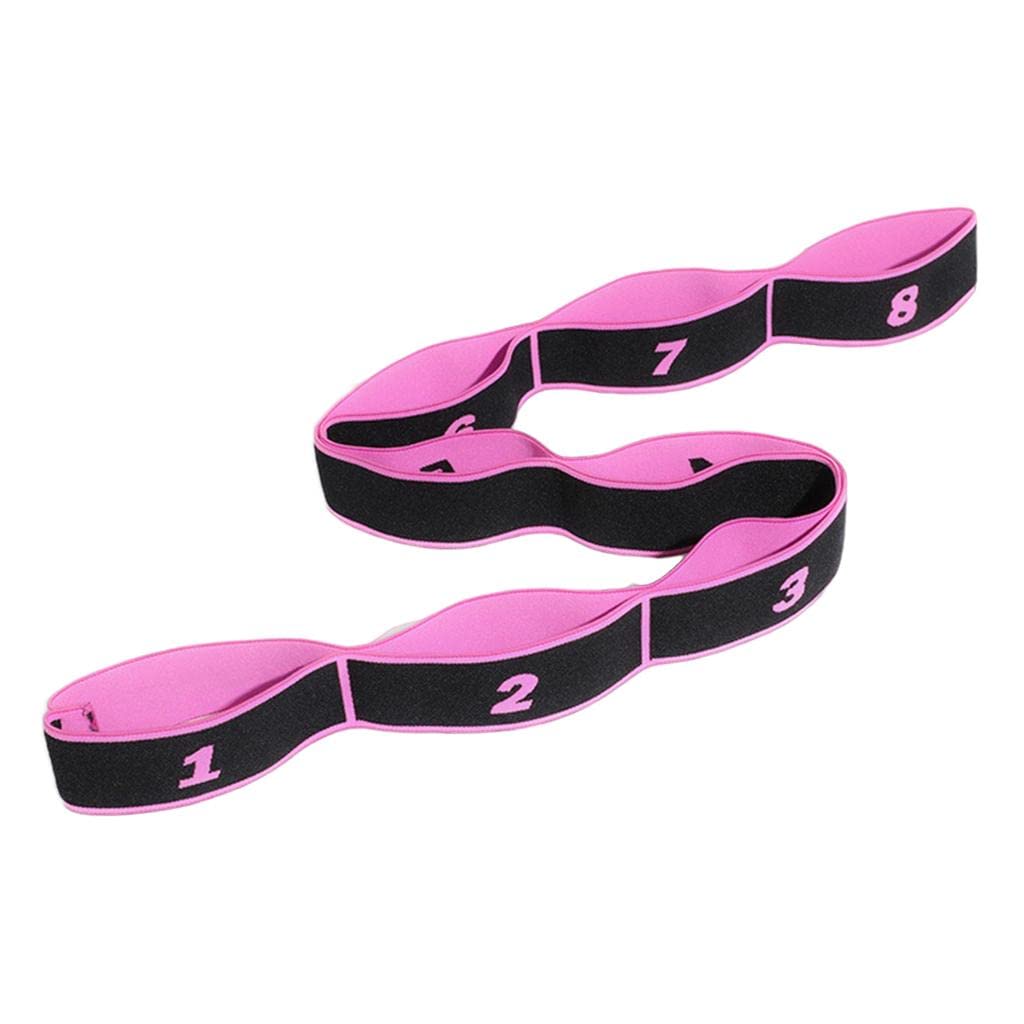 Bnf Yoga Pull Strap Fitness Str Band Resistance Loop Pink_8 Loops|Sporting Goods | Fitness, Running & Yoga |Resistance Trainers|