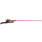 Kid Casters: Leopard Tangle-Free Fishing Combo|Spincast Reel & Practice Casting Plug | 34 Tangle-Free Combo|Inline Rod W/Ez Thre