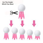 Plastic Golf Tees, Golf Simulator Tees For Home Indoor Golf Practice Training, Golf Mat Tees For Winter Turf And Driving Range,