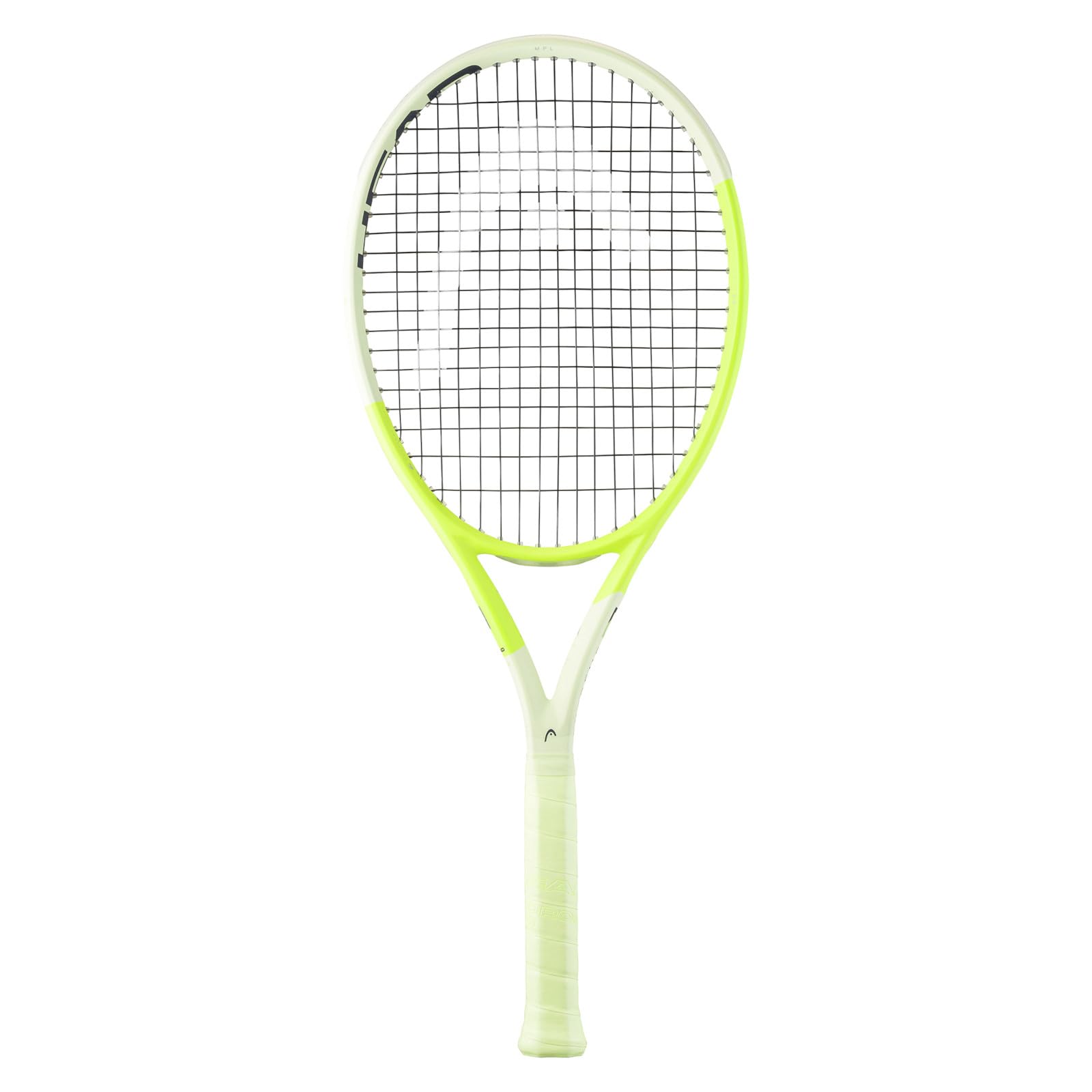 HEAD Extreme MP L Tennis Racquet - Strung Mid Tension with Velocity 16 Gauge - 4 1/4