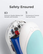 Ocoopa Hotpal Rechargeable Hand Warmer, 5200Mah Electric Handwarmer,Portable Pocket Heater, Heat Therapy Great For Raynauds, Hun
