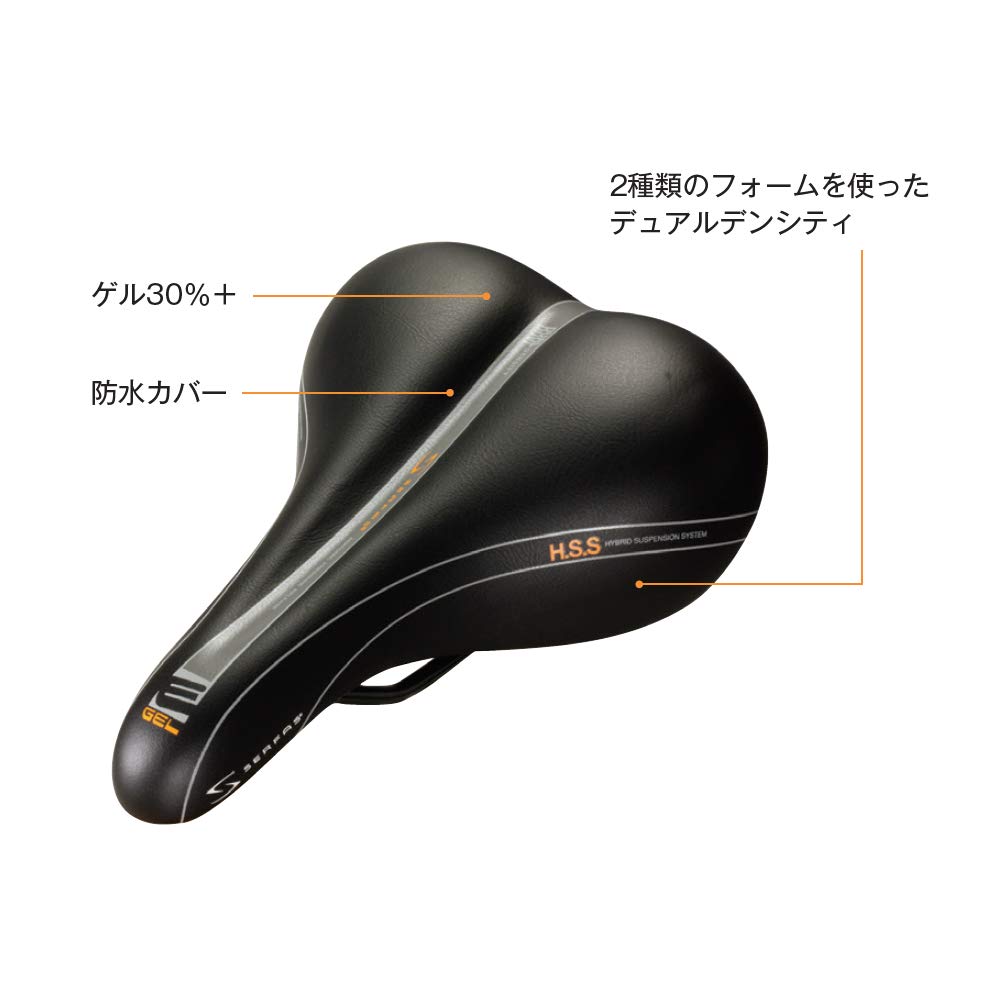 Serfas E-Gel Dual Density Women'S Bicycle Saddle