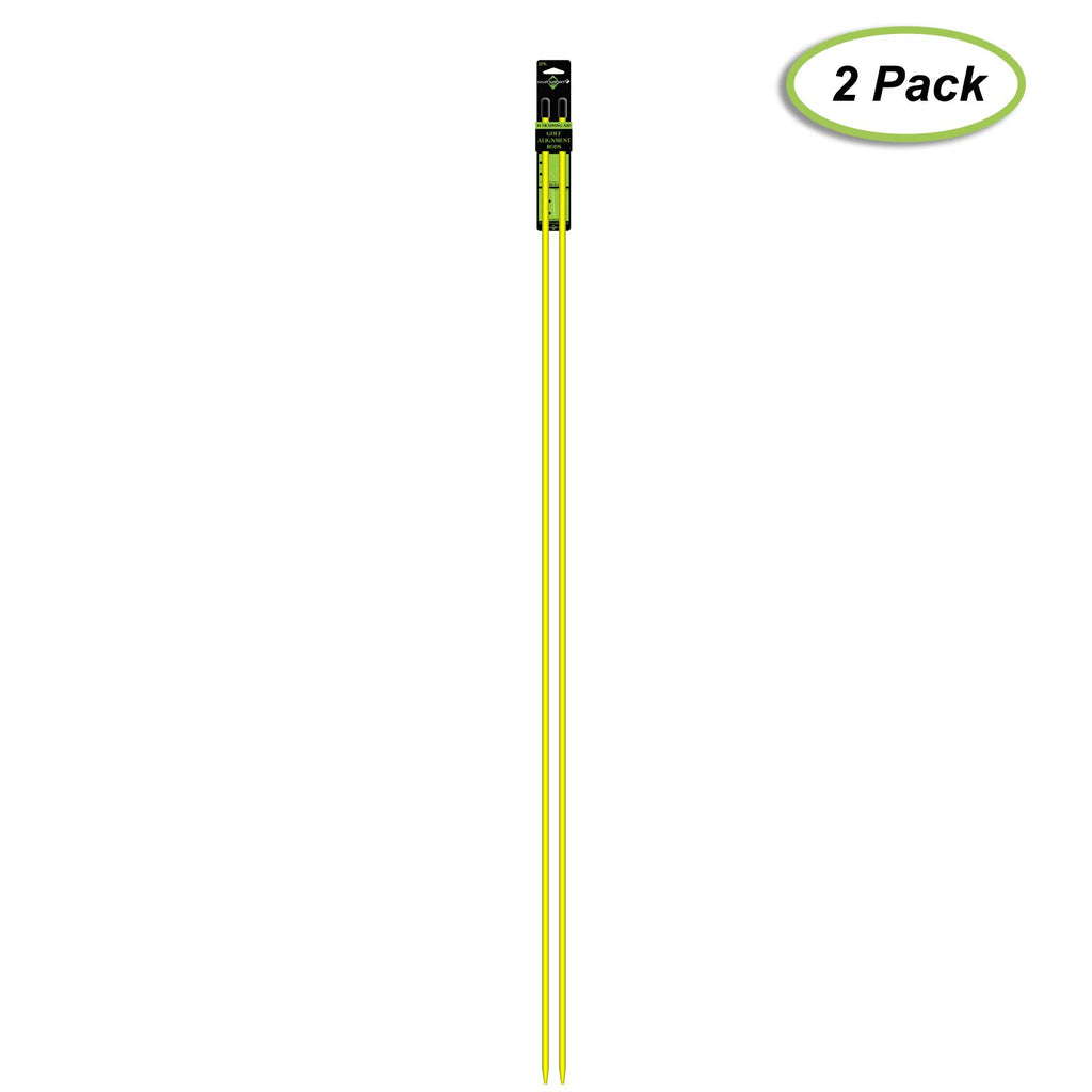 Mvp Sport Golf Alignment Rods (Morodz) Training Aid 2-Pack (Yellow
