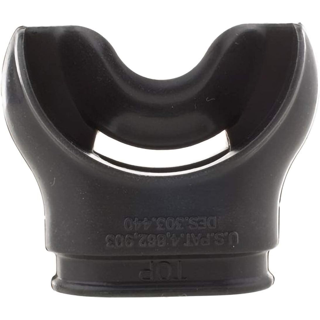 Aqua Lung Comfo-Bite Mouthpiece, Black 2Pack