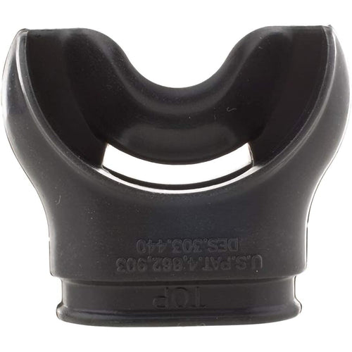Aqua Lung Comfo-Bite Mouthpiece, Black 2Pack