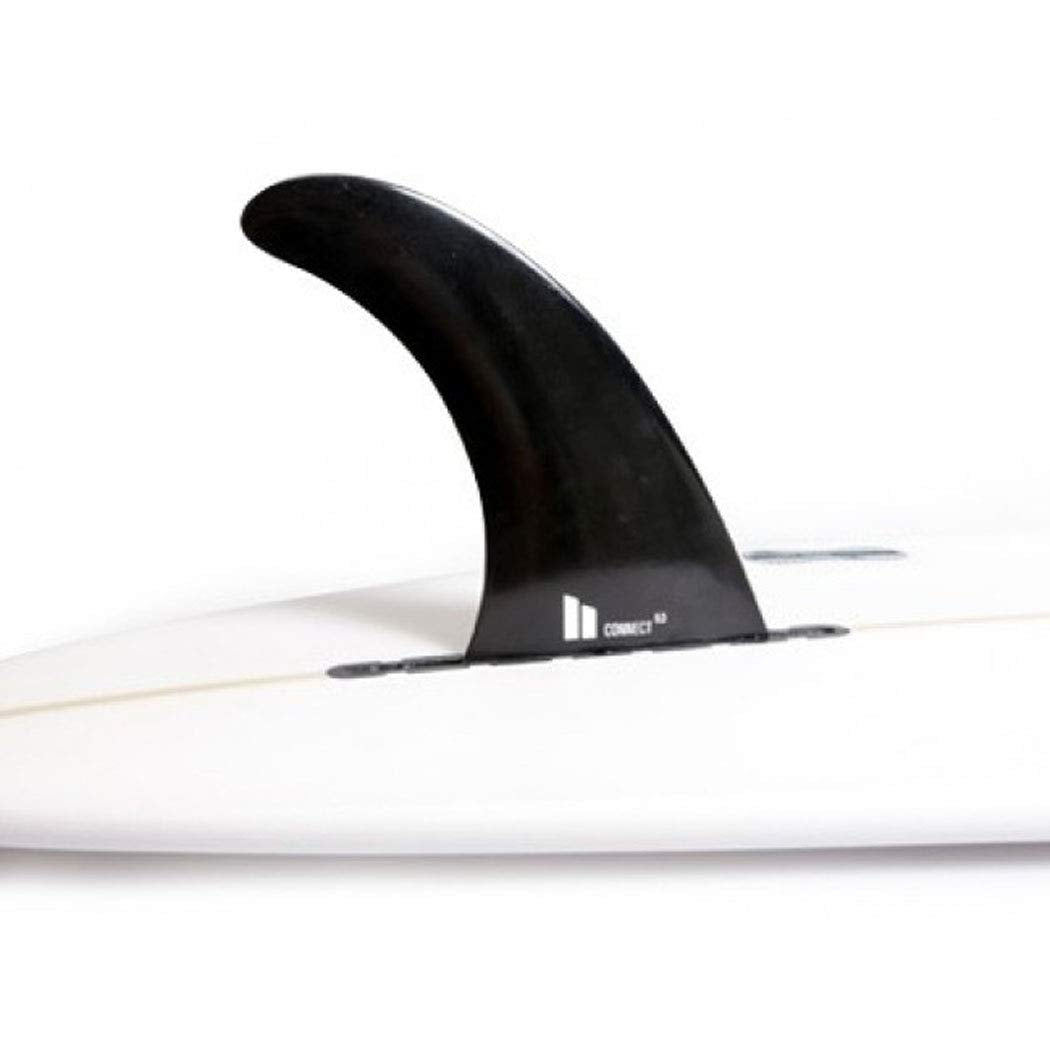 Fcs Ii Connect Gf Longboard Center Fin - 8 Inch - Black