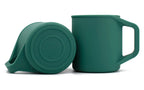 Myott Silicone Coffee Cup - Food Grade Silicone Camping Mug With Handle - Portable, Collapsible Coffee Mug - Bpa Free, Dishwashe