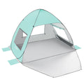 TOBTOS UPF 50+ Pop Up Beach Tent, Beach Umbrella, Automatic Sun Shelter 2-3 People UV Protection Portable Sunshade, Easy Set Up 